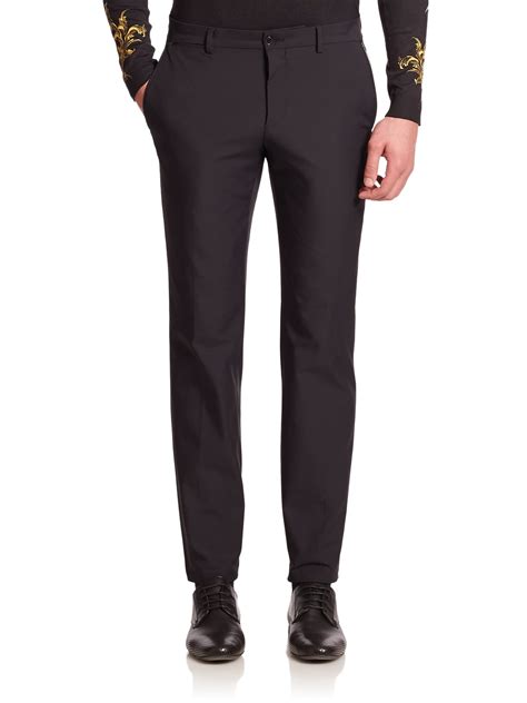 men versace pants|versace leather pants men's.